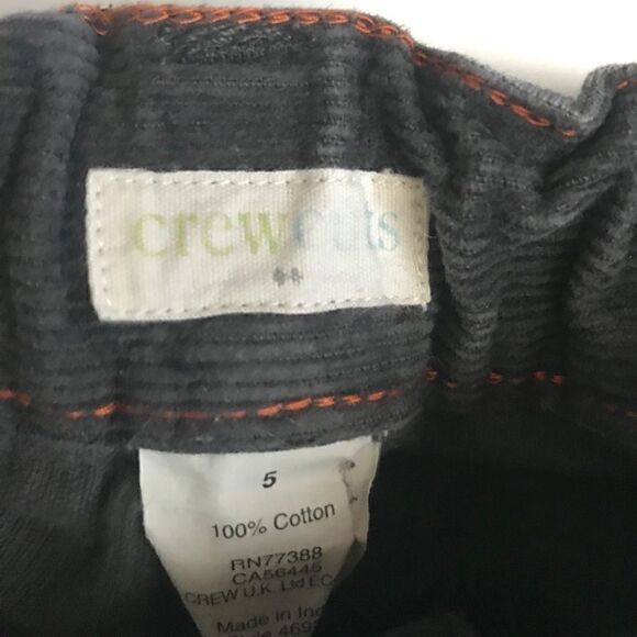 J. Crew Crewcuts Gray Corduroy Pants - Picture 4 of 7